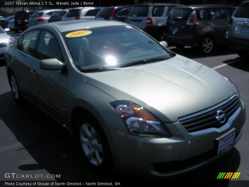 Metallic Jade / Blond 2007 Nissan Altima 2.5 SL