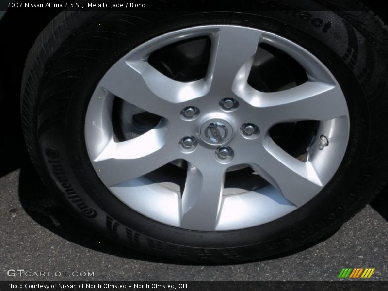 Metallic Jade / Blond 2007 Nissan Altima 2.5 SL