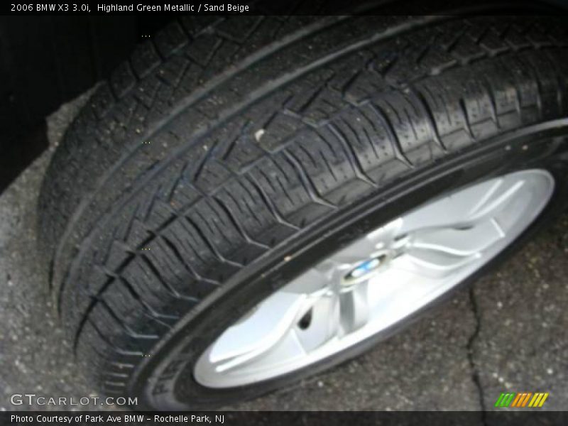 Highland Green Metallic / Sand Beige 2006 BMW X3 3.0i