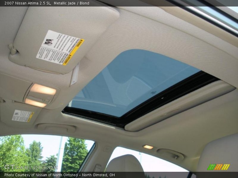 Metallic Jade / Blond 2007 Nissan Altima 2.5 SL