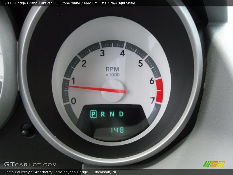 Stone White / Medium Slate Gray/Light Shale 2010 Dodge Grand Caravan SE
