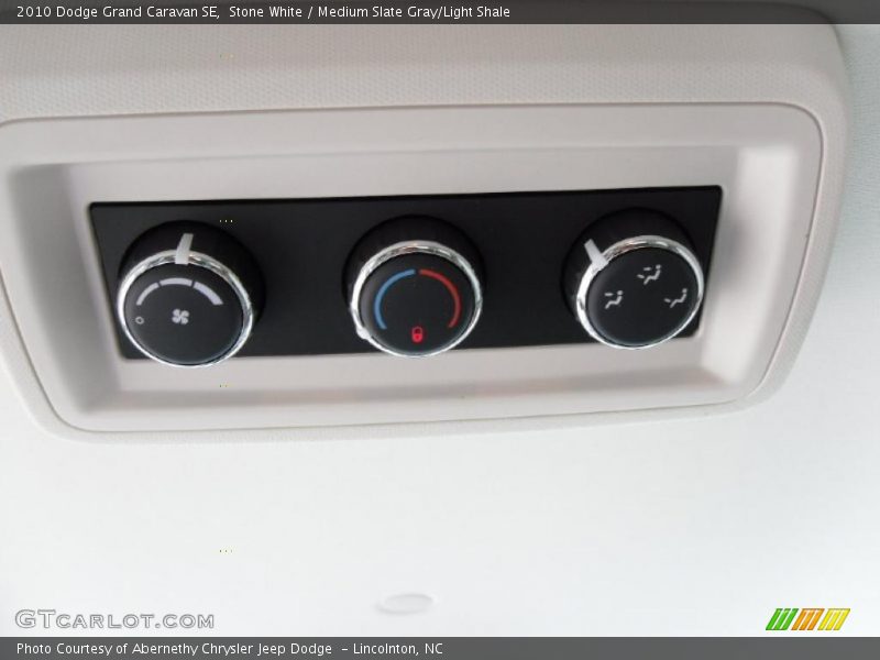 Stone White / Medium Slate Gray/Light Shale 2010 Dodge Grand Caravan SE