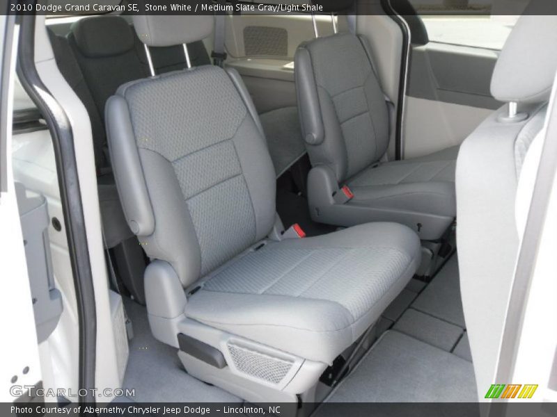 Stone White / Medium Slate Gray/Light Shale 2010 Dodge Grand Caravan SE