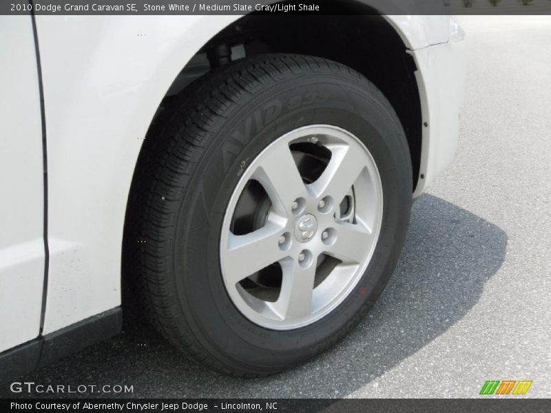 Stone White / Medium Slate Gray/Light Shale 2010 Dodge Grand Caravan SE