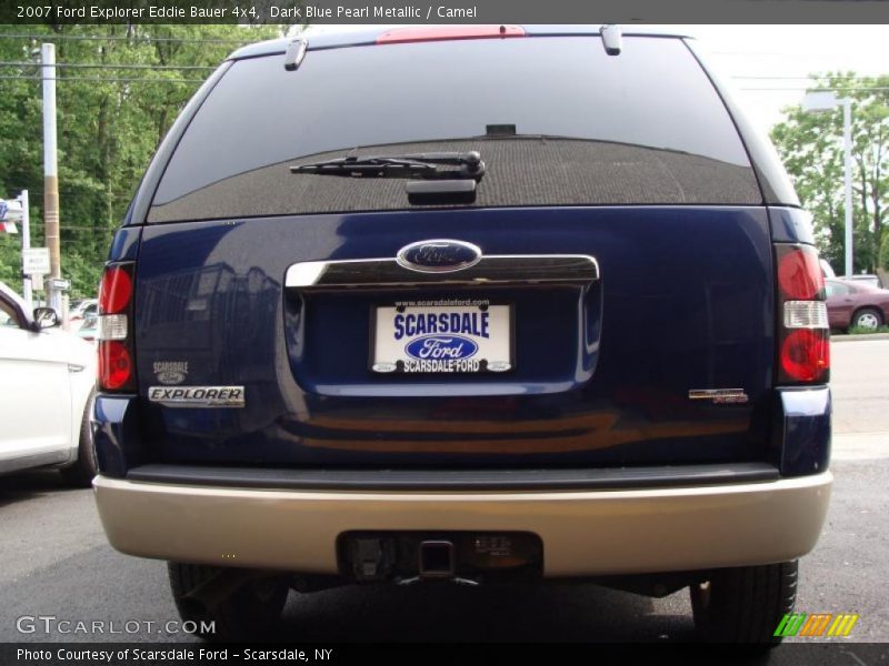 Dark Blue Pearl Metallic / Camel 2007 Ford Explorer Eddie Bauer 4x4