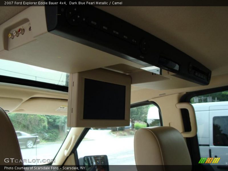 Dark Blue Pearl Metallic / Camel 2007 Ford Explorer Eddie Bauer 4x4
