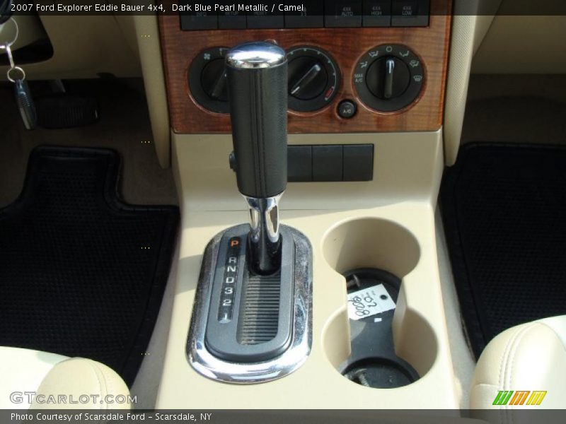Dark Blue Pearl Metallic / Camel 2007 Ford Explorer Eddie Bauer 4x4