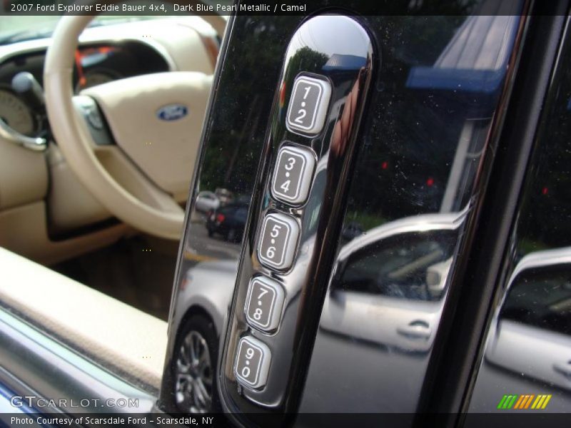 Dark Blue Pearl Metallic / Camel 2007 Ford Explorer Eddie Bauer 4x4