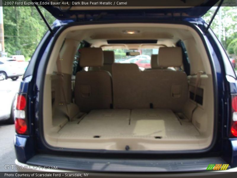 Dark Blue Pearl Metallic / Camel 2007 Ford Explorer Eddie Bauer 4x4