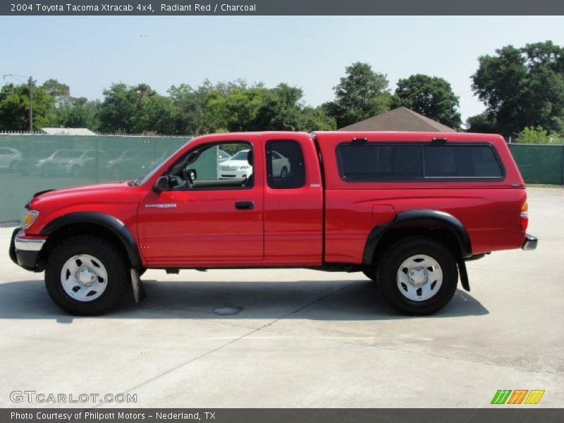 Radiant Red / Charcoal 2004 Toyota Tacoma Xtracab 4x4