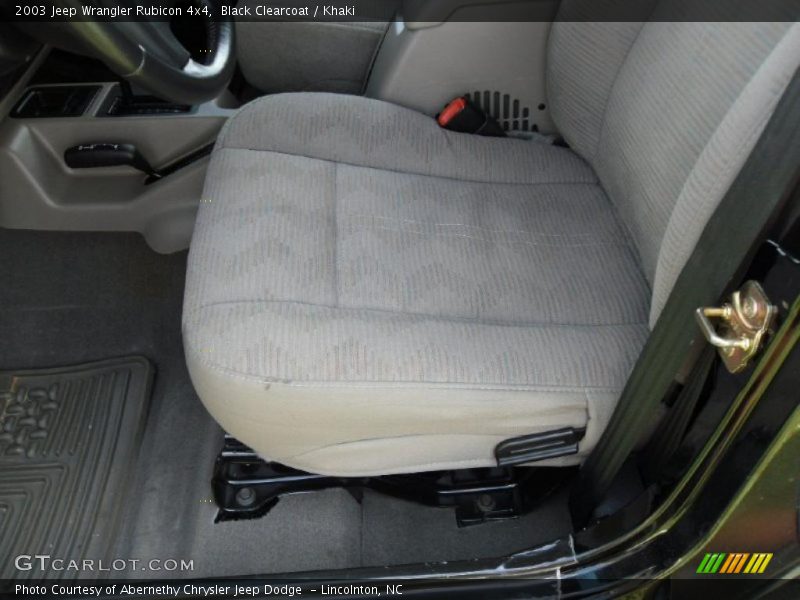 Black Clearcoat / Khaki 2003 Jeep Wrangler Rubicon 4x4