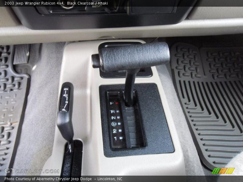 Black Clearcoat / Khaki 2003 Jeep Wrangler Rubicon 4x4