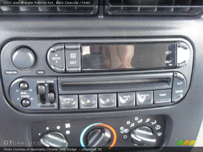 Black Clearcoat / Khaki 2003 Jeep Wrangler Rubicon 4x4