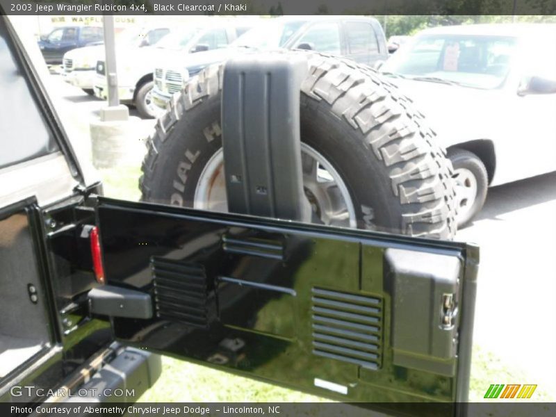 Black Clearcoat / Khaki 2003 Jeep Wrangler Rubicon 4x4