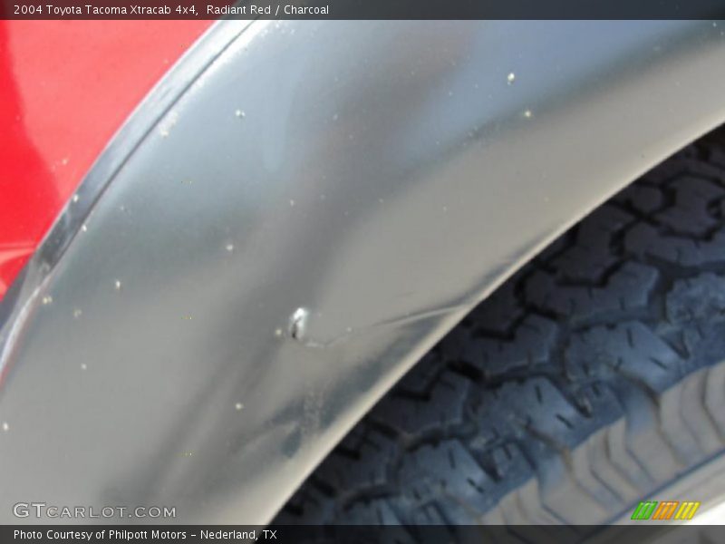 Radiant Red / Charcoal 2004 Toyota Tacoma Xtracab 4x4