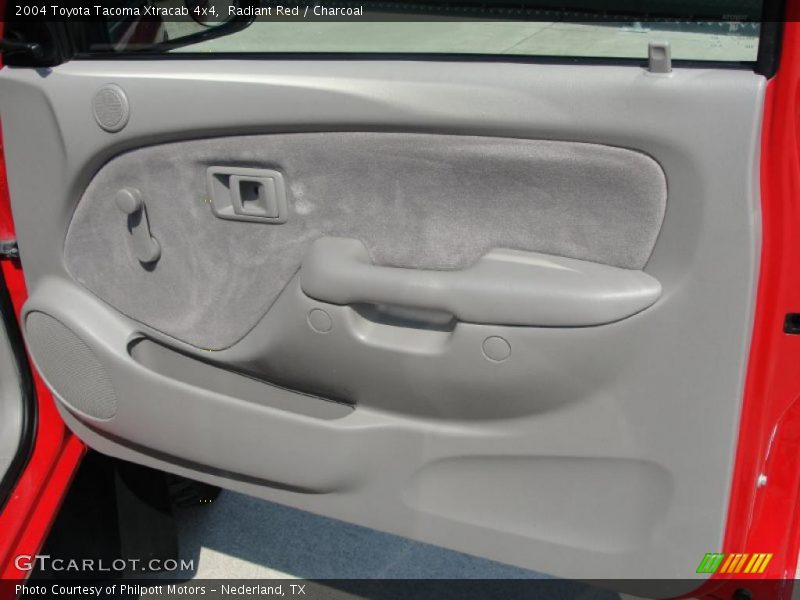 Radiant Red / Charcoal 2004 Toyota Tacoma Xtracab 4x4