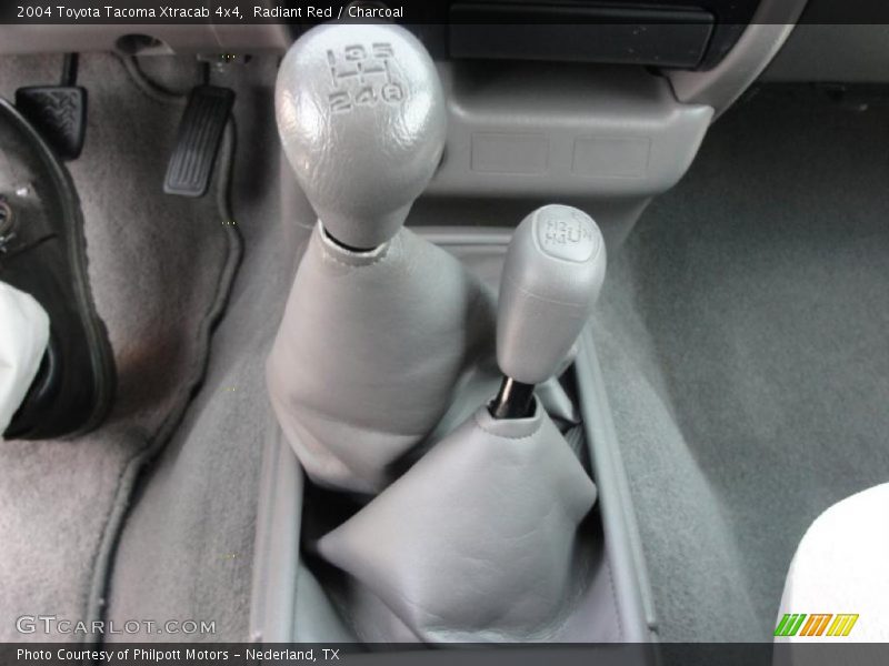 Radiant Red / Charcoal 2004 Toyota Tacoma Xtracab 4x4