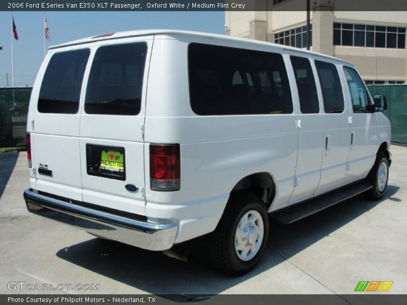 Oxford White / Medium Flint Grey 2006 Ford E Series Van E350 XLT Passenger