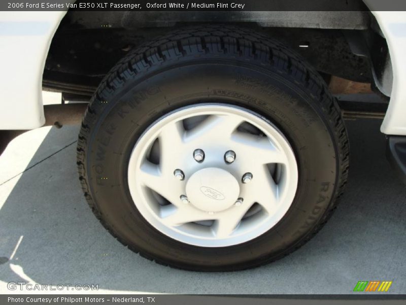 Oxford White / Medium Flint Grey 2006 Ford E Series Van E350 XLT Passenger