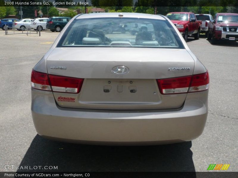 Golden Beige / Beige 2008 Hyundai Sonata GLS