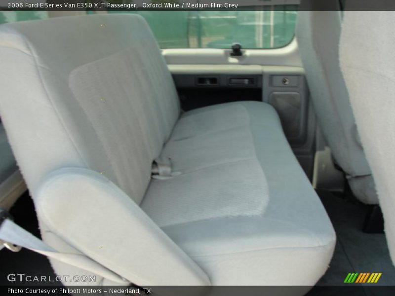 Oxford White / Medium Flint Grey 2006 Ford E Series Van E350 XLT Passenger