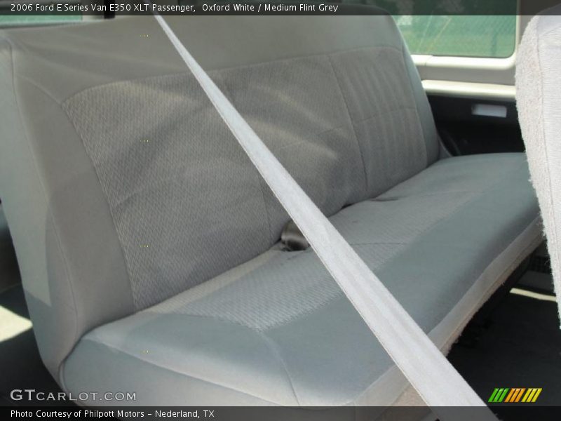 Oxford White / Medium Flint Grey 2006 Ford E Series Van E350 XLT Passenger