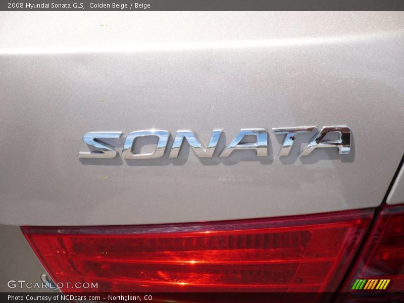 Golden Beige / Beige 2008 Hyundai Sonata GLS