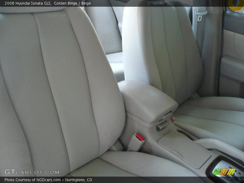 Golden Beige / Beige 2008 Hyundai Sonata GLS