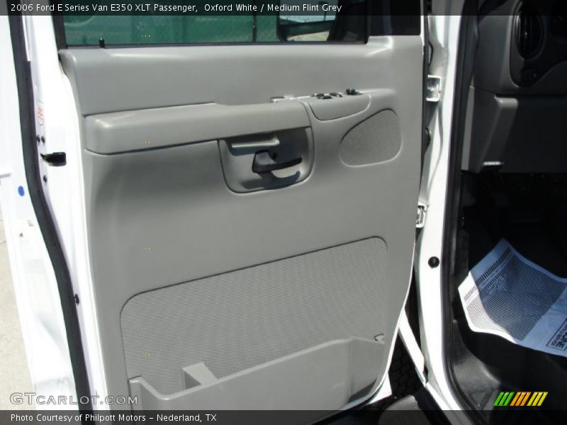 Oxford White / Medium Flint Grey 2006 Ford E Series Van E350 XLT Passenger