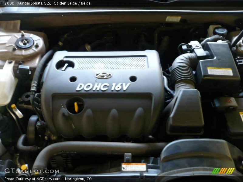 Golden Beige / Beige 2008 Hyundai Sonata GLS