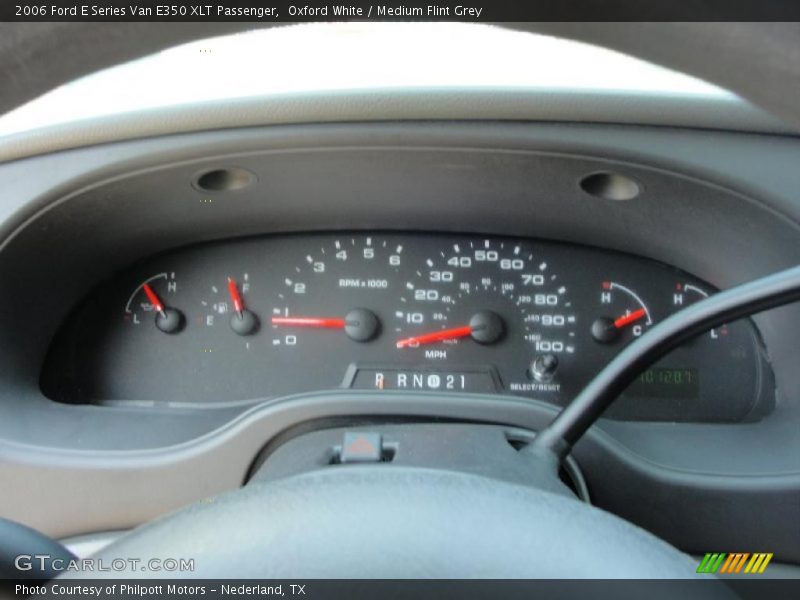 Oxford White / Medium Flint Grey 2006 Ford E Series Van E350 XLT Passenger