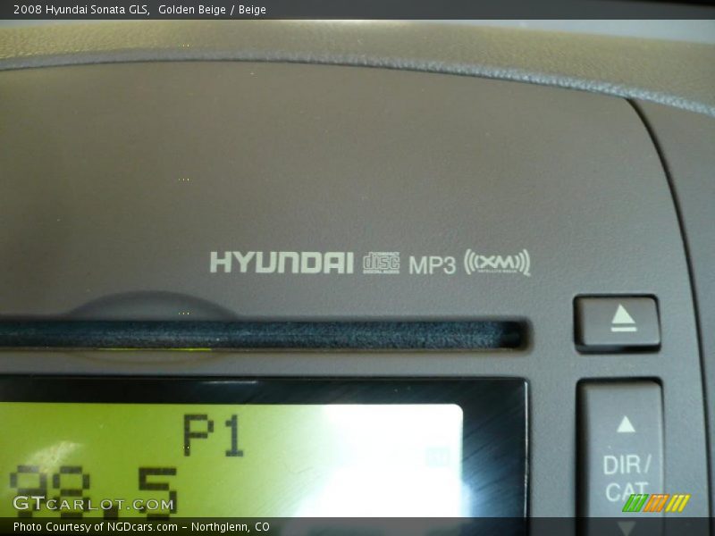 Golden Beige / Beige 2008 Hyundai Sonata GLS