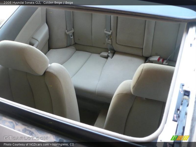 Golden Beige / Beige 2008 Hyundai Sonata GLS