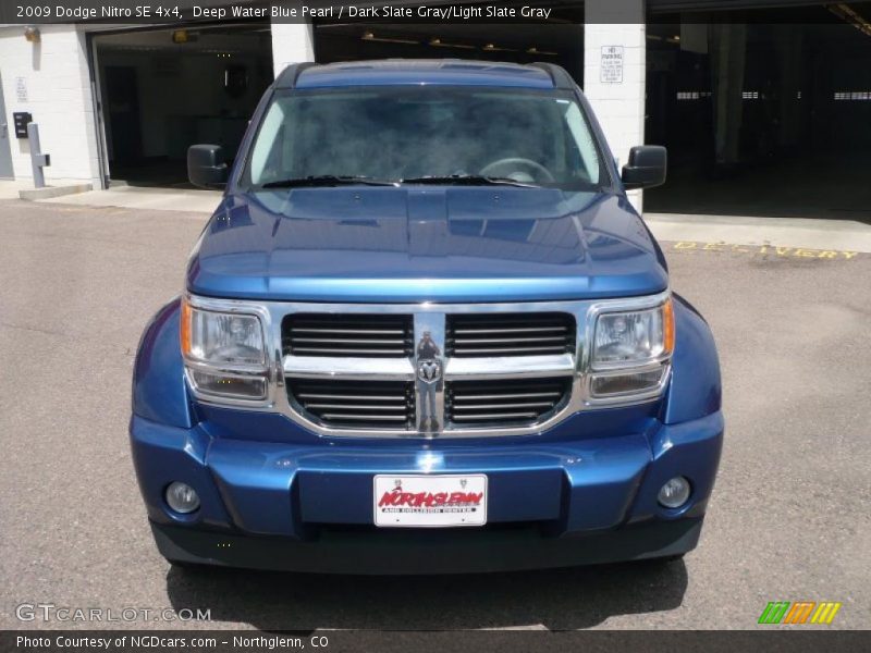 Deep Water Blue Pearl / Dark Slate Gray/Light Slate Gray 2009 Dodge Nitro SE 4x4