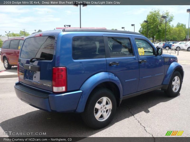 Deep Water Blue Pearl / Dark Slate Gray/Light Slate Gray 2009 Dodge Nitro SE 4x4