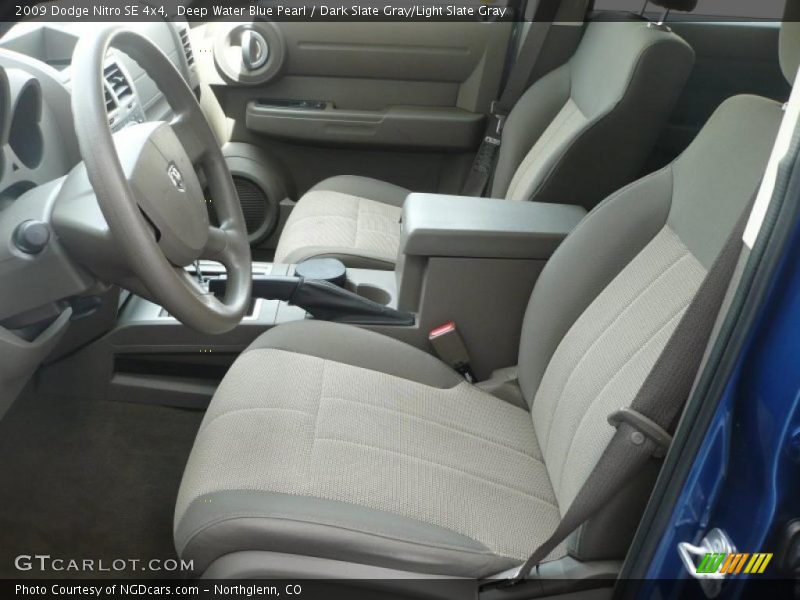 Deep Water Blue Pearl / Dark Slate Gray/Light Slate Gray 2009 Dodge Nitro SE 4x4