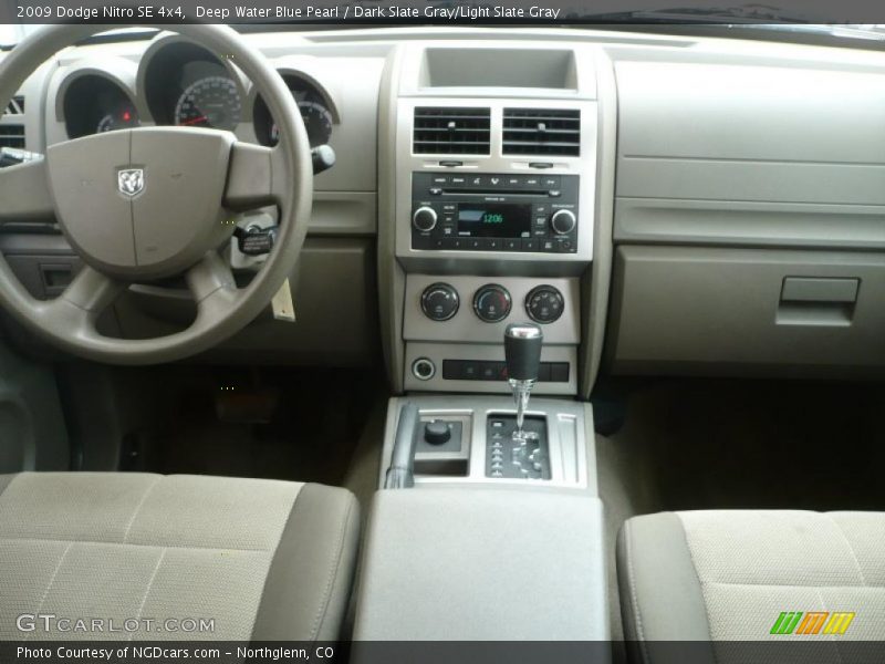 Deep Water Blue Pearl / Dark Slate Gray/Light Slate Gray 2009 Dodge Nitro SE 4x4