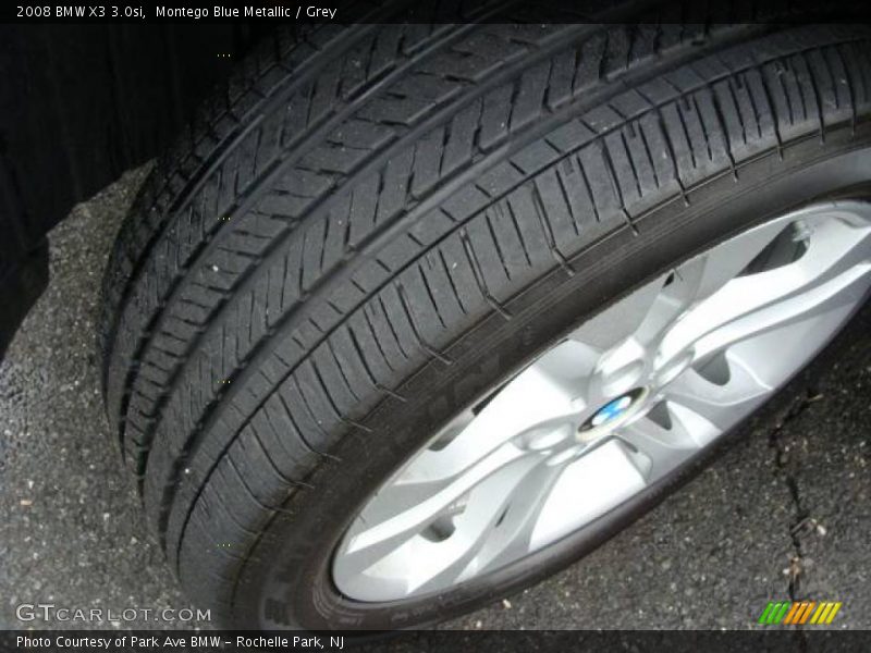 Montego Blue Metallic / Grey 2008 BMW X3 3.0si