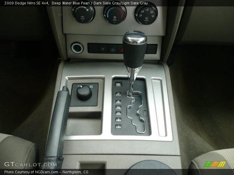 Deep Water Blue Pearl / Dark Slate Gray/Light Slate Gray 2009 Dodge Nitro SE 4x4