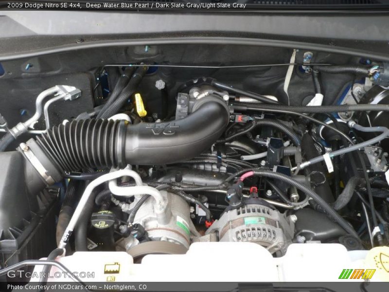Deep Water Blue Pearl / Dark Slate Gray/Light Slate Gray 2009 Dodge Nitro SE 4x4