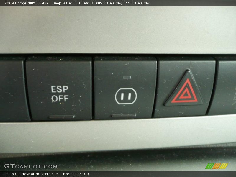 Deep Water Blue Pearl / Dark Slate Gray/Light Slate Gray 2009 Dodge Nitro SE 4x4