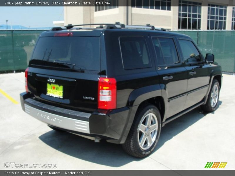 Black Clearcoat / Pastel Slate Gray 2007 Jeep Patriot Limited
