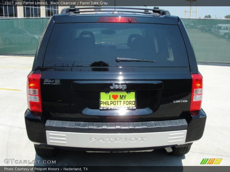 Black Clearcoat / Pastel Slate Gray 2007 Jeep Patriot Limited