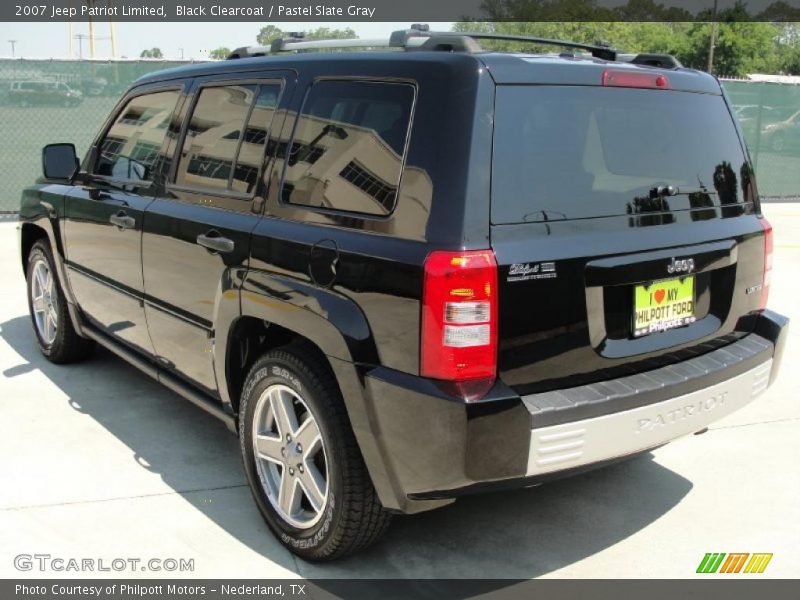 Black Clearcoat / Pastel Slate Gray 2007 Jeep Patriot Limited