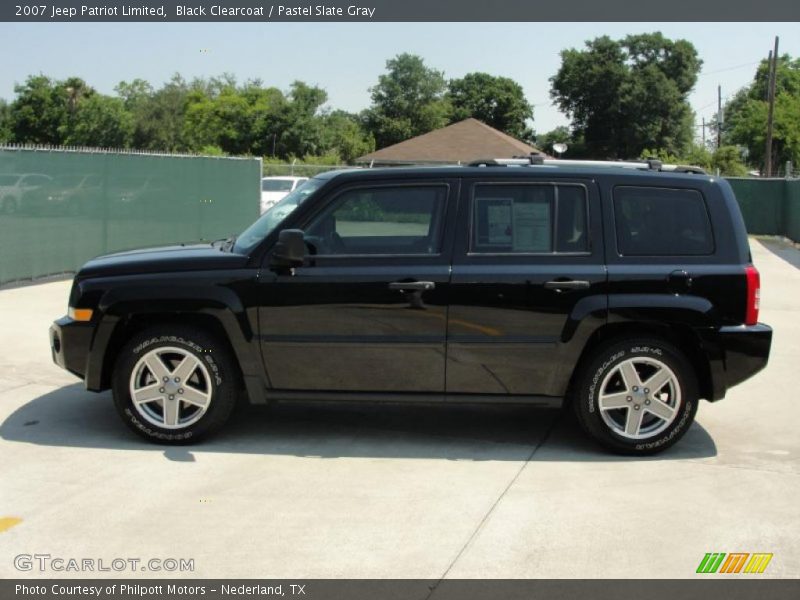 Black Clearcoat / Pastel Slate Gray 2007 Jeep Patriot Limited