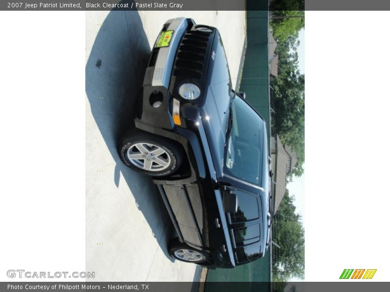 Black Clearcoat / Pastel Slate Gray 2007 Jeep Patriot Limited