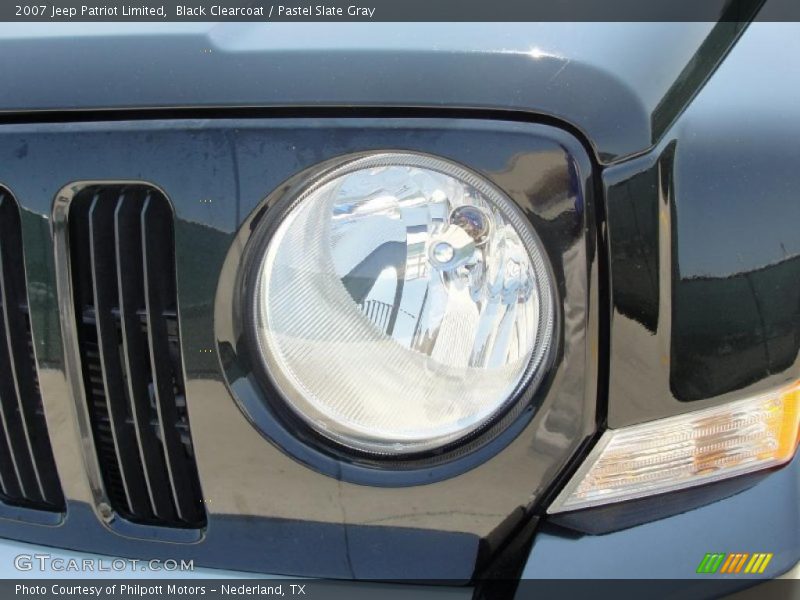 Black Clearcoat / Pastel Slate Gray 2007 Jeep Patriot Limited