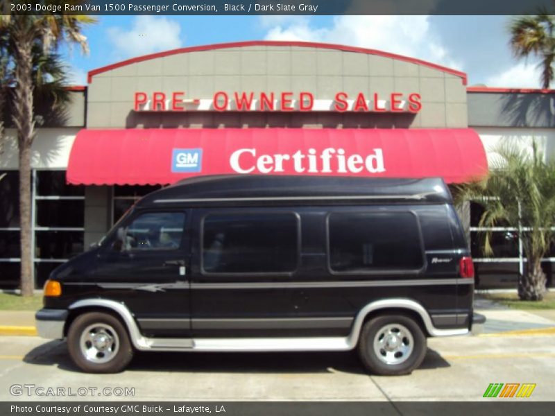 Black / Dark Slate Gray 2003 Dodge Ram Van 1500 Passenger Conversion