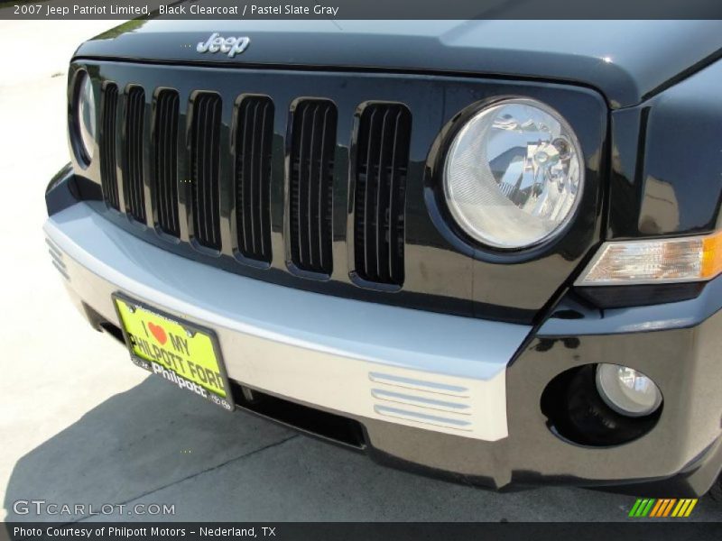 Black Clearcoat / Pastel Slate Gray 2007 Jeep Patriot Limited