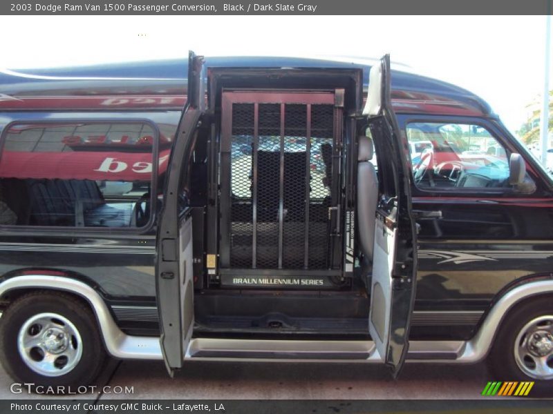 Black / Dark Slate Gray 2003 Dodge Ram Van 1500 Passenger Conversion
